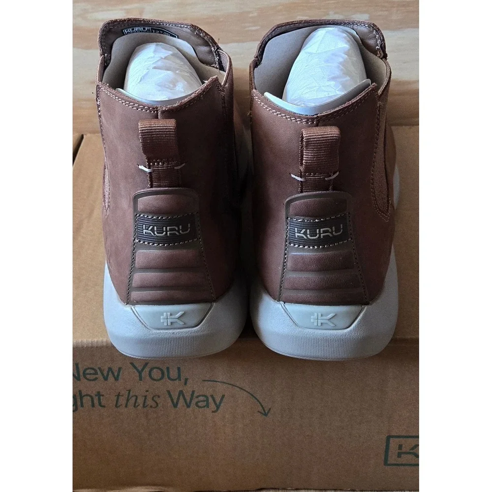 Kuru DRAFT Salo Mens Chelsea Boots TobaccoBrown Leather Orthopedic 10790160 12.5